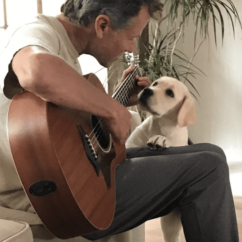 Alex Woodard - Guitar and Dog